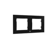 Shelly Cornice da parete 2, Copertura Nero