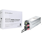 SilverStone Gemini 2000C Titanium, Alimentatore PC argento