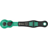 Wera 8010 A Cricchetto Zyklop Comfort, 1/4", Pistola Nero/Verde