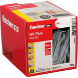 fischer Tassello ad espansione SX Plus 14x70 grigio chiaro