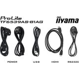 iiyama ProLite TF6539AS-B1AG, Public Display Nero (opaco)