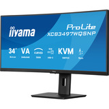 iiyama ProLite XCB3497WQSNP-B1 Monitor PC 86,4 cm (34") 3440 x 1440 Pixel UltraWide Quad HD LED Nero, Monitor LED Nero (opaco), 86,4 cm (34"), 3440 x 1440 Pixel, UltraWide Quad HD, LED, Nero
