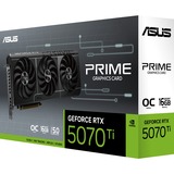 ASUS Prime -RTX5070TI-O16G NVIDIA GeForce RTX 5070 Ti 16 GB GDDR7, Scheda grafica GeForce RTX 5070 Ti, 16 GB, GDDR7, 256 bit, 7680 x 4320 Pixel, PCI Express 5.0