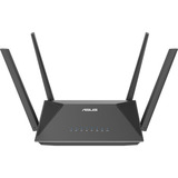 ASUS RT-AX52 Pro AX3000 router wireless Gigabit Ethernet Dual-band (2.4 GHz/5 GHz) Nero Wi-Fi 6 (802.11ax), Dual-band (2.4 GHz/5 GHz), Collegamento ethernet LAN, Nero, Router da tavolo