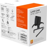 Creative Live! Cam Sync 1080p V2, Webcam Nero