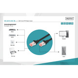 Digitus Cavo patch CAT 6 S/FTP 10m Nero