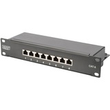 Digitus Set di rete 254 mm (10") - 12U, 312 x 300 mm (Largh. x Prof.), IT armadio Nero, 312 x 300 mm (Largh. x Prof.), Rack indipendenti, 12U, 30 kg, Lucchetti, Griglie, Nero