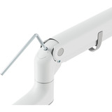 Digitus Supporto singolo per monitor, 57", 27 kg, Base per monitor bianco