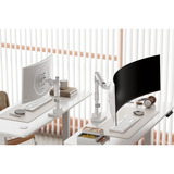 Digitus Supporto singolo per monitor, 57", 27 kg, Base per monitor bianco