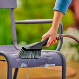 GARDENA Set base Cleansystem con spazzola a mano S morbida, Spazzole di lavaggio grigio/Orange