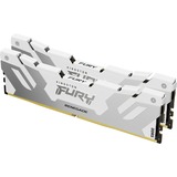 Kingston FURY FURY 32GB 8000MT/s DDR5 CL38 DIMM (Kit da 2) Renegade White XMP, Memoria bianco, 32 GB, 2 x 16 GB, DDR5, 288-pin DIMM