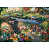 Schmidt Spiele Thomas Kinkade: Painter of Light - Disney - Alice nel Paese delle Meraviglie, Puzzle 