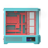 Thermaltake View 600 TG Mint Strawberry, Torre grande telaio Menta/Bacca