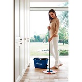 Vileda Set mocio Turbo Easy Wring & Clean Box, Tergipavimento blu/Nero