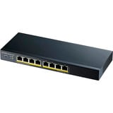 Zyxel GS1900-8HP V3 8P PoE Smart Switch, Interruttore Nero