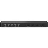 goobay Commutatore matrice HDMI 4 a 2 (4K @ 60Hz), Splitter HDMI Nero