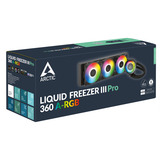 ARCTIC Liquid Freezer III Pro 360 A-RGB Processore Kit di raffreddamento a liquido 12 cm Nero 1 pz, Raffreddamento ad acqua Nero, Kit di raffreddamento a liquido, 12 cm, 131 m³/h, Nero
