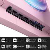 Arozzi Nova 49TUW165, Monitor di gioco fucsia
