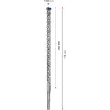 Bosch Expert Punta per martelli SDS plus-7X, Trapano Martello perforatore, Hammer drill bit, 1,4 cm, 315 mm, Cemento, Pietra, 25 cm