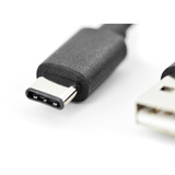 Digitus Cavo di collegamento USB 2.0 USB-A > USB-C Nero