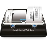 Dymo LabelWriter 450 Twin Turbo Stampante di etichette termica diretta | Stampa veloce di 71 etichette al minuto di etichette, codici a barre e altro | Connessione al computer | Per casa e ufficio, Stampante per etichette Nero/Argento, codici a barre e altro | Connessione al computer | Per casa e ufficio, Termica diretta, 600 x 300 DPI, Nero, Argento