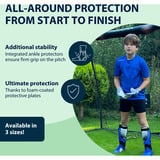 HUDORA Parastinchi con protezione per la caviglia, Accessori verde