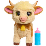 Just Play FurReal Maggie, Peluche animali Mucca, 4 anno/i, Interattivo, Stilo AA, Batterie incluse