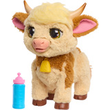 Just Play FurReal Maggie, Peluche animali Mucca, 4 anno/i, Interattivo, Stilo AA, Batterie incluse