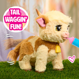 Just Play FurReal Maggie, Peluche animali Mucca, 4 anno/i, Interattivo, Stilo AA, Batterie incluse