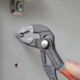 KNIPEX Cobra Slip-joint pliers, Tubi, pinza regolabile rosso, Slip-joint pliers, 2,7 cm, 2,7 cm, Acciaio al cromo vanadio, Plastica, Rosso
