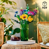 LEGO Botanicals 10313 Bouquet Fiori Selvatici Finti con Papaveri e Lavanda Artificiali, Regalo Adulti da Collezione Botanica, Giochi di costruzione Regalo Adulti da Collezione Botanica, Set da costruzione, 18 anno/i, Plastica, 939 pz, 615 g