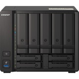 QNAP TS-H973AX NAS Tower Ryzen Embedded V1500B 8 GB DDR4 0 TB QuTS hero Nero Nero, NAS, Tower, Ryzen Embedded, V1500B, 8 GB, DDR4
