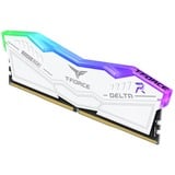 Team Group T-FORCE DELTA RGB memoria 32 GB 2 x 16 GB DDR5 5600 MHz bianco, 32 GB, 2 x 16 GB, DDR5, 5600 MHz, 288-pin DIMM