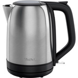 Tefal Subito, Bollitore accaio/Nero, 1 L, 2400 W, Nero, Acciaio inox, Acciaio inox, Indicatore del livello dell'acqua, Senza filo