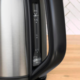 Tefal Subito, Bollitore accaio/Nero, 1 L, 2400 W, Nero, Acciaio inox, Acciaio inox, Indicatore del livello dell'acqua, Senza filo