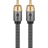 goobay Cavo Mono Cinch Plus Nero/Argento
