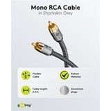 goobay Cavo Mono Cinch Plus Nero/Argento