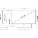 Arozzi Nova 24T1K200, Monitor di gioco bianco