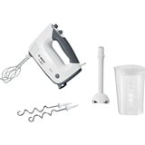Bosch Frullatore a mano ErgoMixx MFQ37470, Mixer manuale bianco/grigio