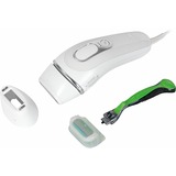 Braun Silk-expert Pro Epilatore Luce Pulsata Silk·expert Pro 5, Epilazione A Casa Tua, Con Custodia, Rasoio Uomo Gillette, 2 Testine, PL5145, Rimozione dei capelli bianco/Argento, Epilazione A Casa Tua, Con Custodia, Rasoio Uomo Gillette, 2 Testine, PL5145, Luce pulsata intensa (IPL), Bianco, AC
