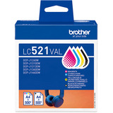 Brother Cartuccia d'inchiostro Valuepack LC-521VAL 