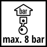 EINHELL 41.394.10 4 m 8 bar Rosso, Tubo per aria compressa rosso, 8 bar, Rosso, 6,35 mm, 4 m, 6 mm, 200 g