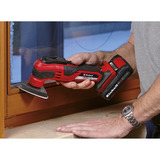 EINHELL VARRITO Nero, Rosso 20000 OPM, Strumento multi funzione rosso/Nero, Smerigliatura, Levigare, Nero, Rosso, 20000 OPM, 11000 OPM, 3,2°, Batteria