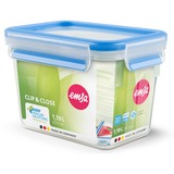 Emsa 508541 recipiente per cibo Rettangolare Scatola Trasparente 8 pz, Casella trasparente/Blu, Scatola, Rettangolare, Trasparente, Germania, 115 mm, 165 mm