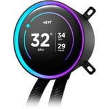 NZXT Kraken Elite 360 RGB 360 mm, Raffreddamento ad acqua Nero