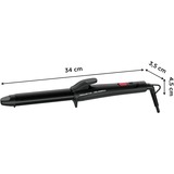 Rowenta X KARL LAGERFELD CF321L Ferro per ricci Caldo Nero, Rosso 47 W 1,8 m, Apparecchio  per boccoli Nero, Ferro per ricci, Caldo, 200 °C, 60 s, Alluminio, Nero, Rosso