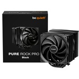 be quiet! Pure Rock Pro 3 Black Processore Raffreddatore d'aria 12 cm Nero 1 pz, raffreddamento CPU  Nero, Raffreddatore d'aria, 12 cm, 2000 Giri/min, 101,2 m³/h, Nero