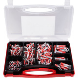 fischer Meister-Box XL Soggiorno, Tassello grigio chiaro/Rosso