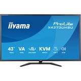 iiyama ProLite X4373UHSU-B2, Monitor LED Nero (opaco)