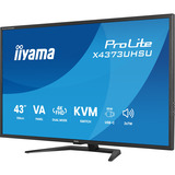 iiyama ProLite X4373UHSU-B2, Monitor LED Nero (opaco)